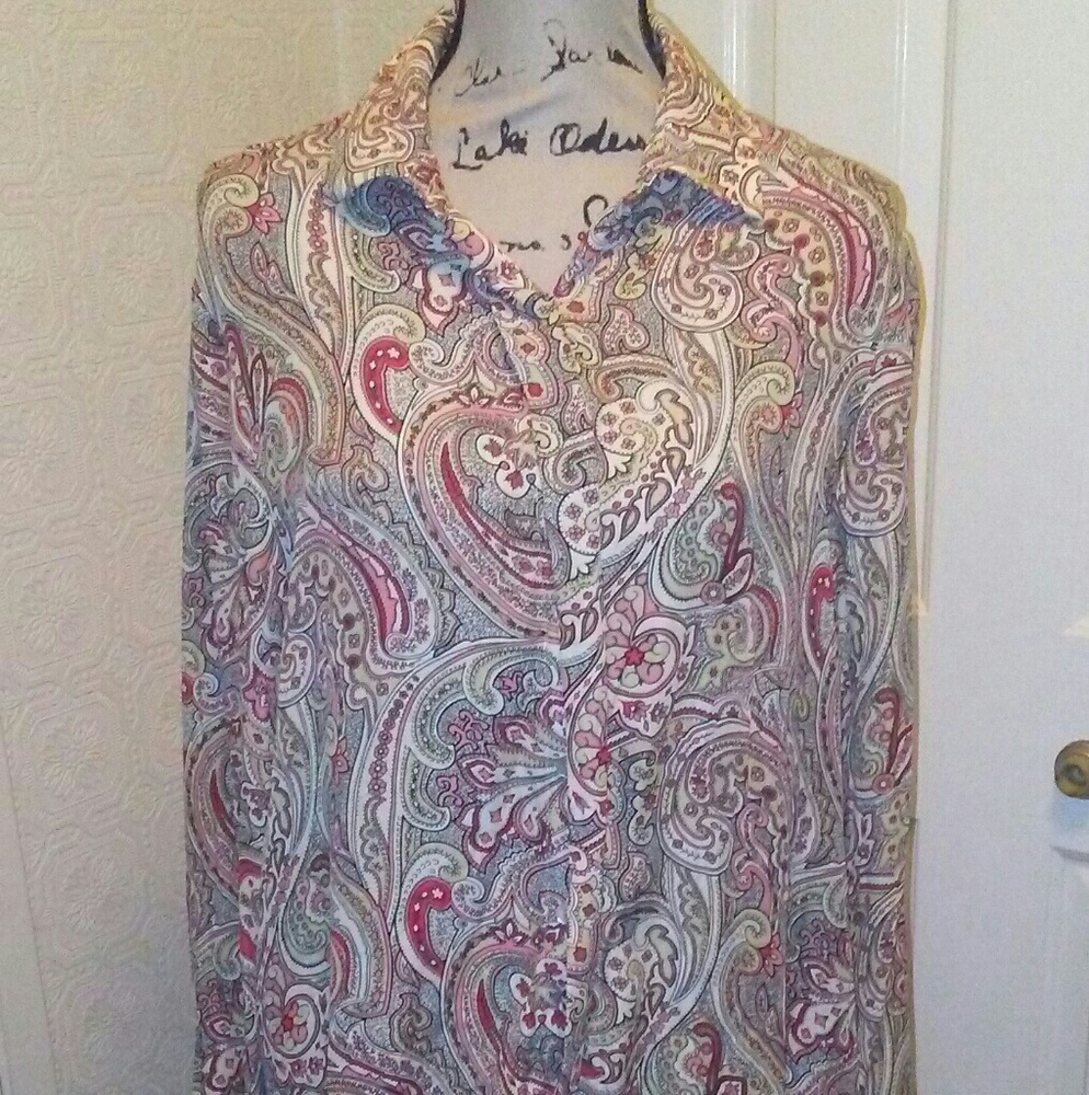 Rena Rowan silk blouse